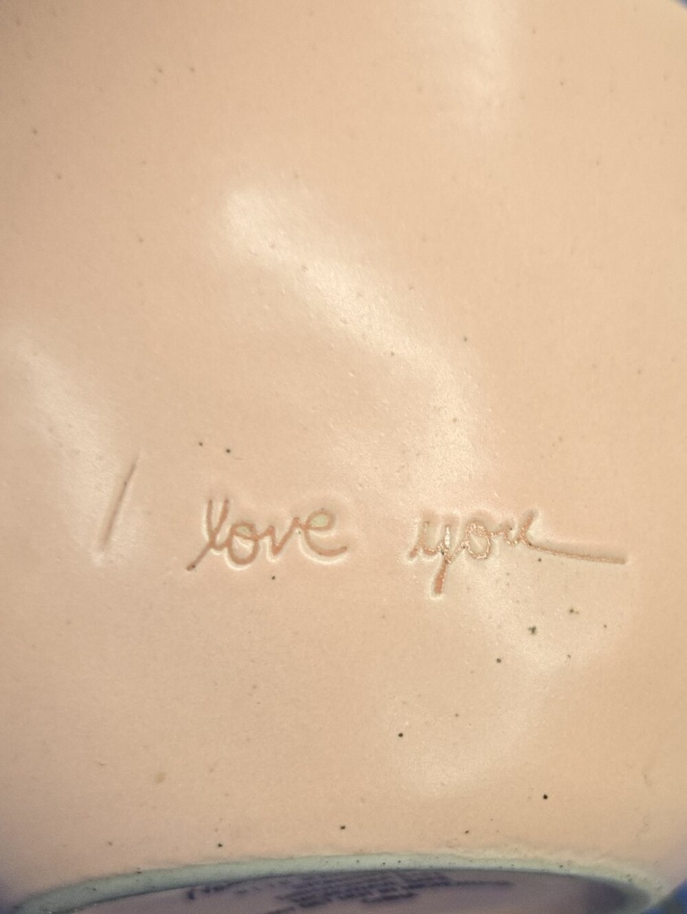 🌷 Hearth & Hand "I Love You" Stoneware Mug